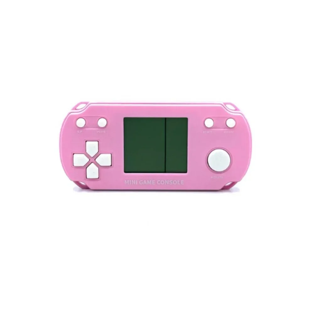 Pink Mini Handheld Game Console 26 Retro Games Portable LCD Gaming System